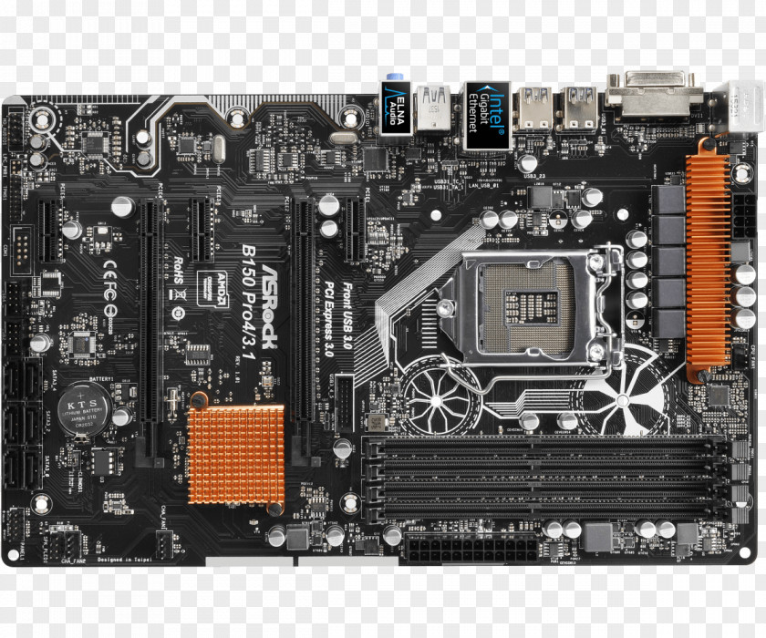 CPU Socket Intel Motherboard LGA 1151 ASRock Z170A-X1 PNG