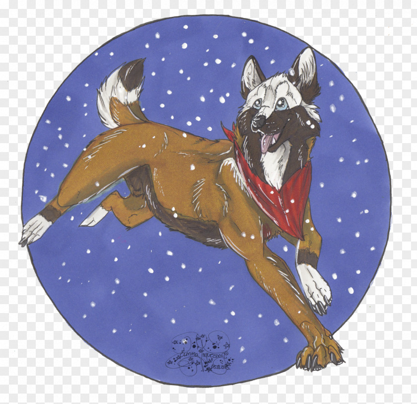 Dog Christmas Ornament Cartoon Character PNG