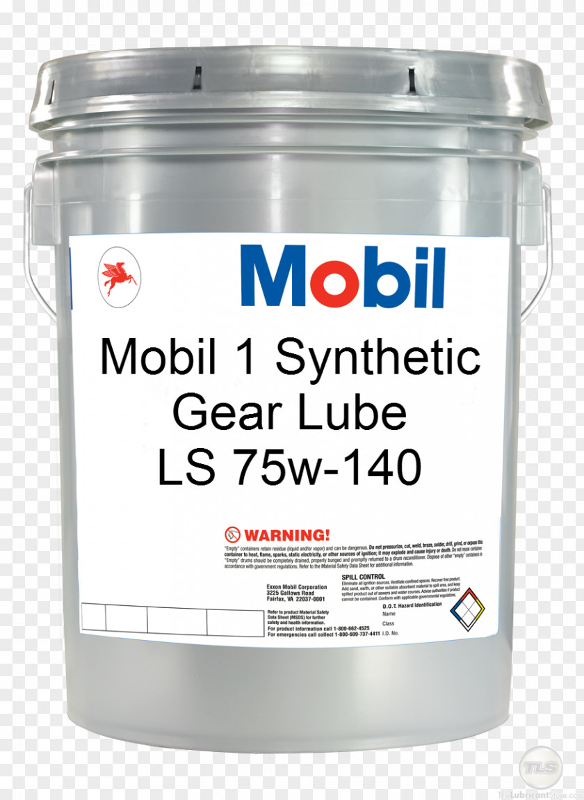Oil Hydraulic Fluid Gear Lubricant ExxonMobil PNG