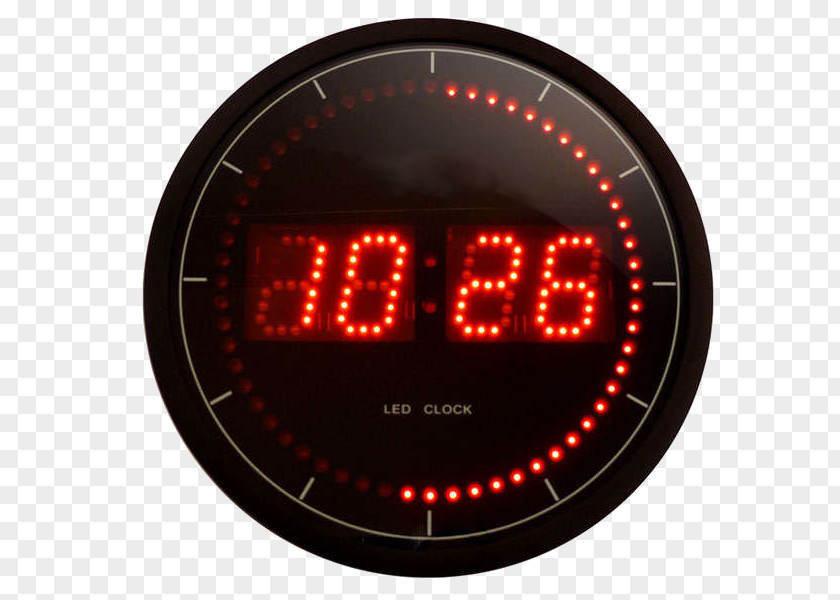 Clock Digital Light-emitting Diode Timer Display Device PNG