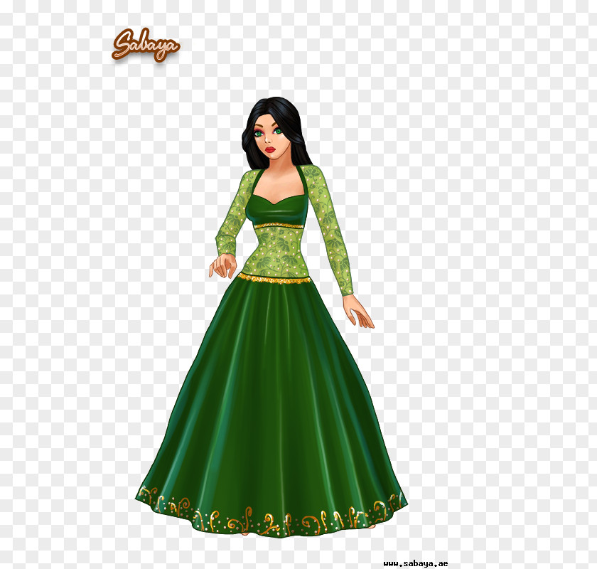 Dress Gown Lady Popular Clothing Costume Design PNG