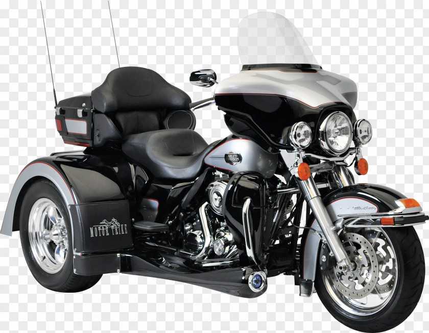 Harley Harley-Davidson Electra Glide Motorized Tricycle Tri Ultra Classic Motorcycle PNG