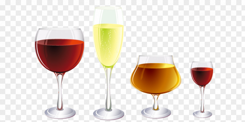 Red Wine Glass Cocktail PNG