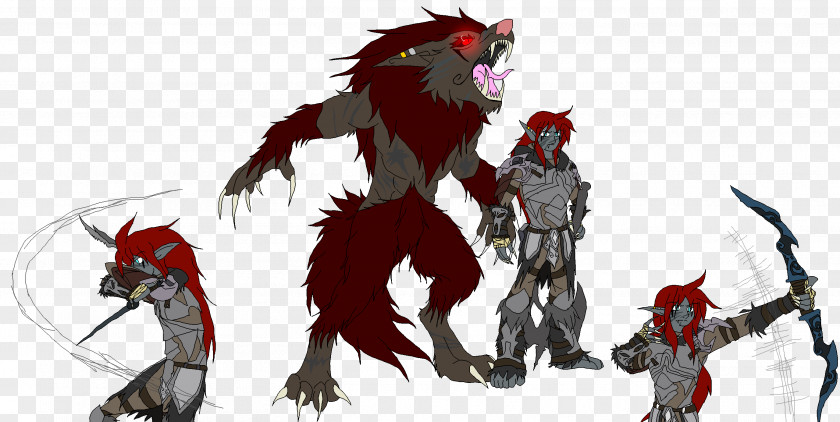 Werewolf The Elder Scrolls V: Skyrim – Dragonborn DeviantArt Fan Art PNG