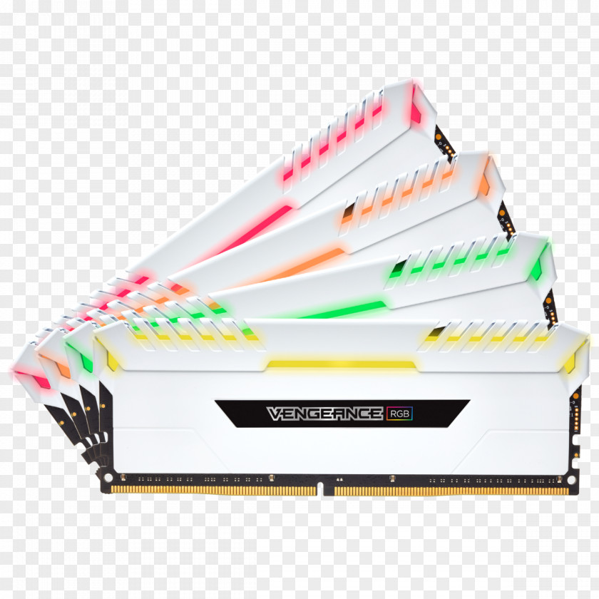 Ddr4 DDR4 SDRAM Corsair Components Vengeance RGB DIMM Color Model PNG