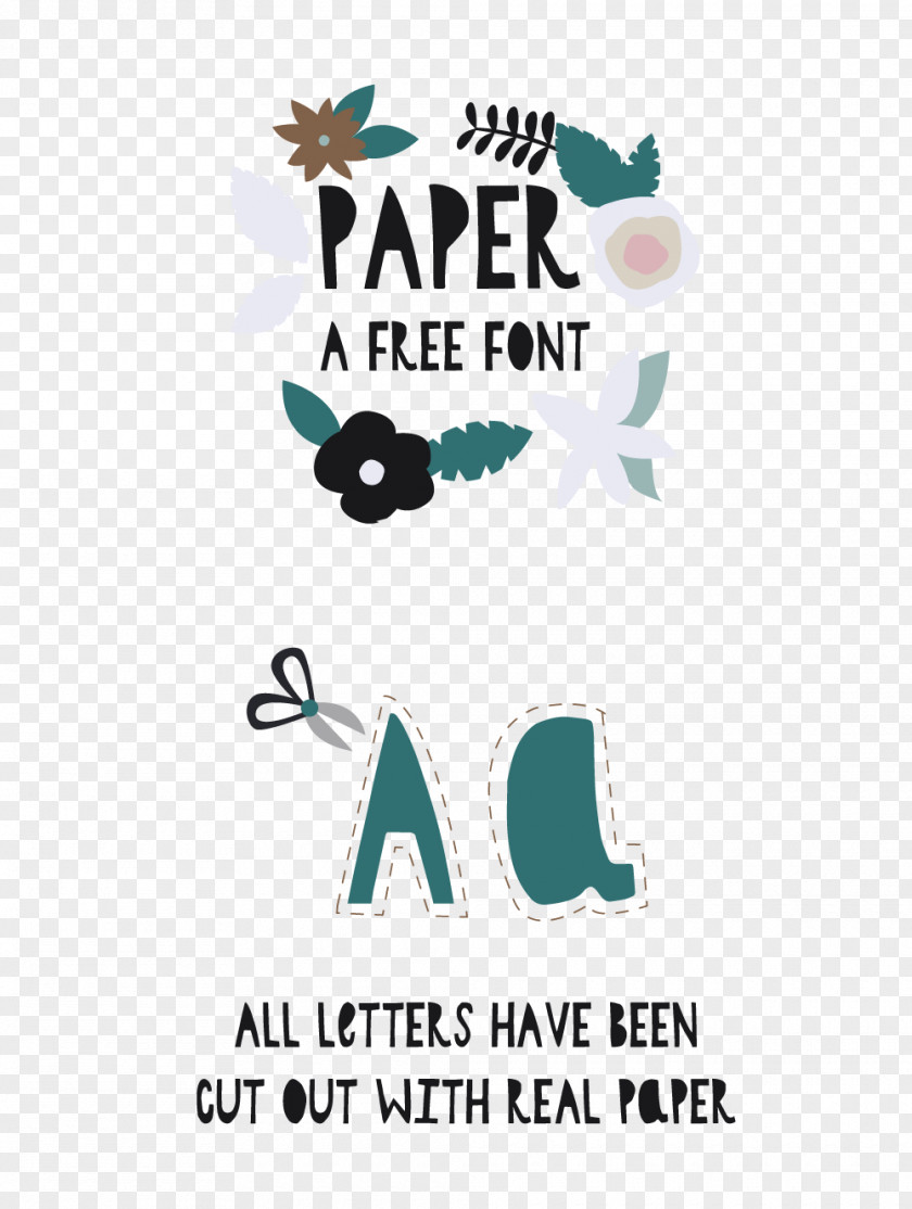 Paper Cutting Logo Graphic Design Typeface Font PNG