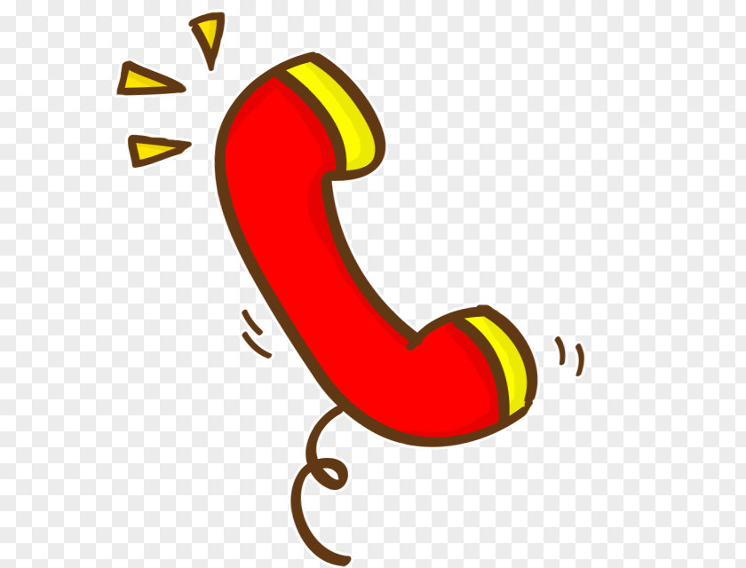 Red Phone Telephone Cartoon PNG