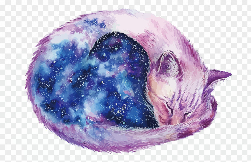 Vector Sky Cats Cat Watercolor Painting DeviantArt PNG
