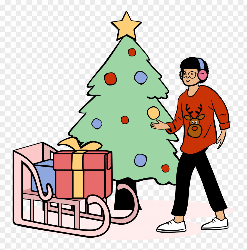 Christmas Tree Gifts PNG