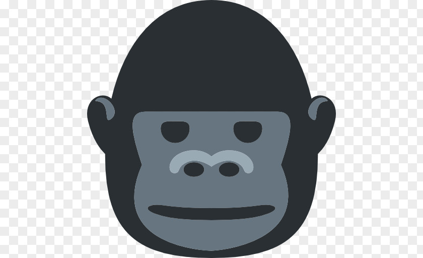 Emoji Emojipedia Gorilla Ape Android Nougat PNG