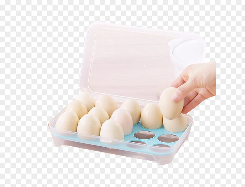Hand Holding Egg Box Material Refrigerator Food Storage Plastic PNG