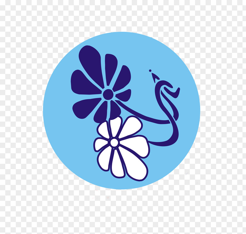 Mehandi Cobalt Blue Logo Font PNG