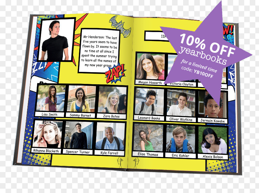 Yearbook School Page Layout Clip Art PNG