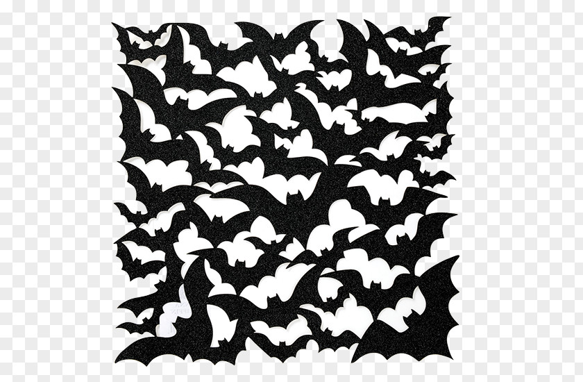 Bat Black M Halloween Cartoon Background PNG