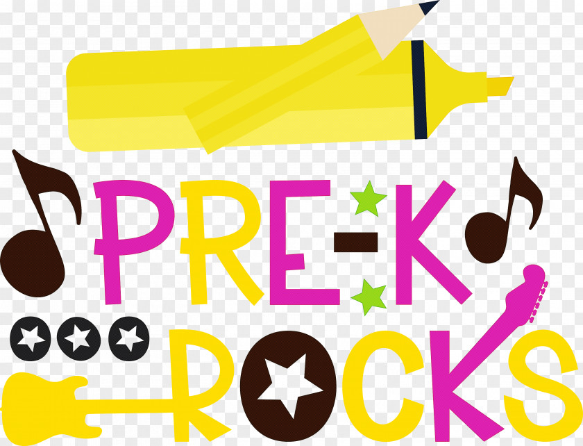 PRE K Rocks Pre Kindergarten PNG