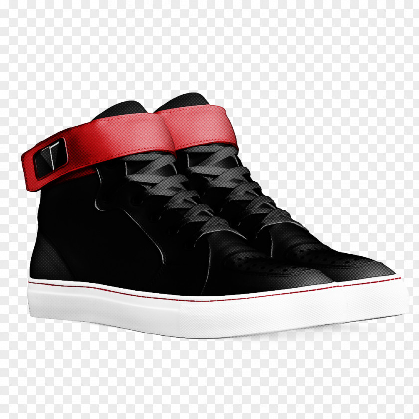 Shoe Footwear Sneakers Black White PNG