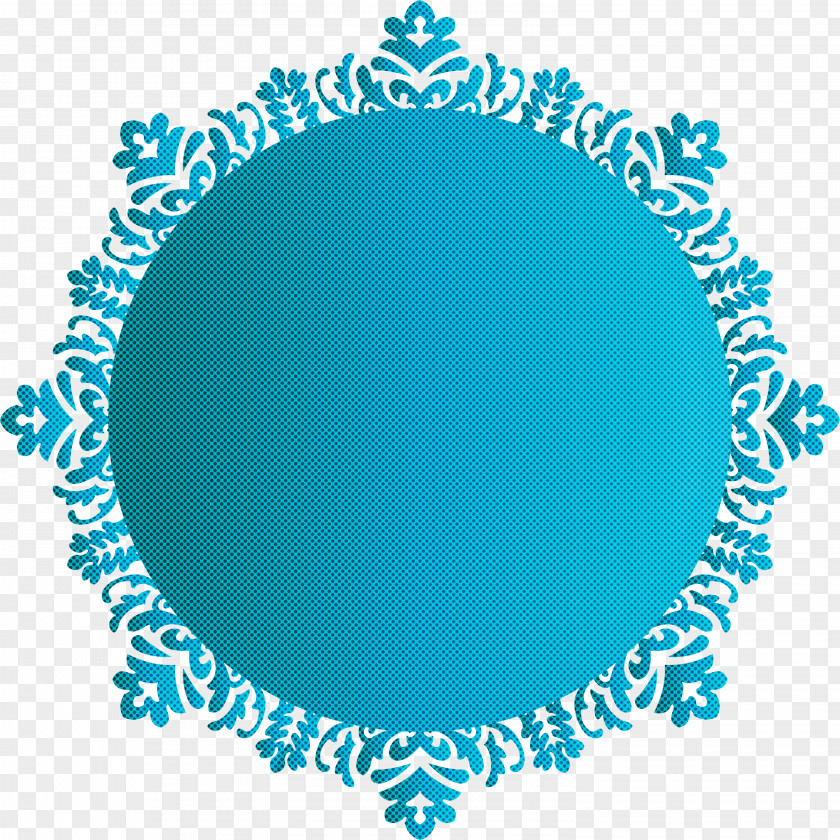 Simple Circle Frame Classic PNG