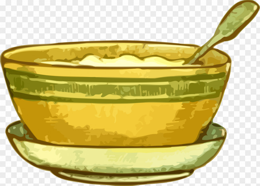 Bowl Porridge Ahi Clip Art PNG