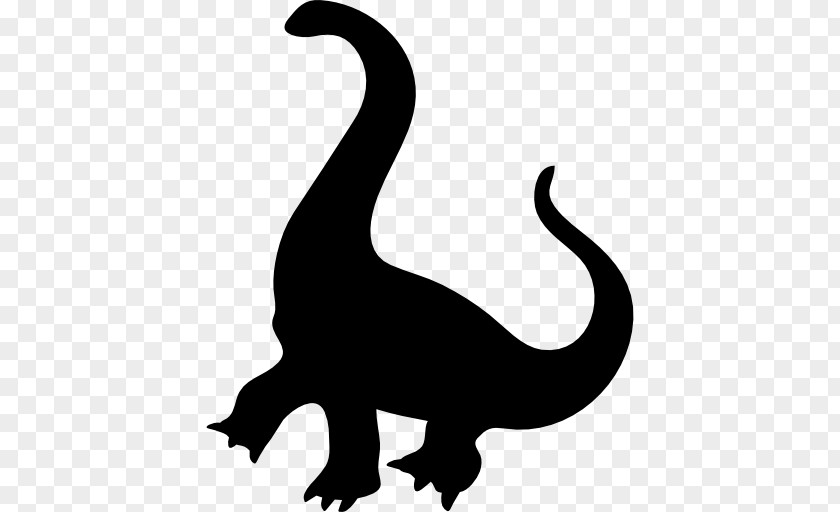 Dinosaur Vector Giraffatitan Tyrannosaurus Silhouette PNG