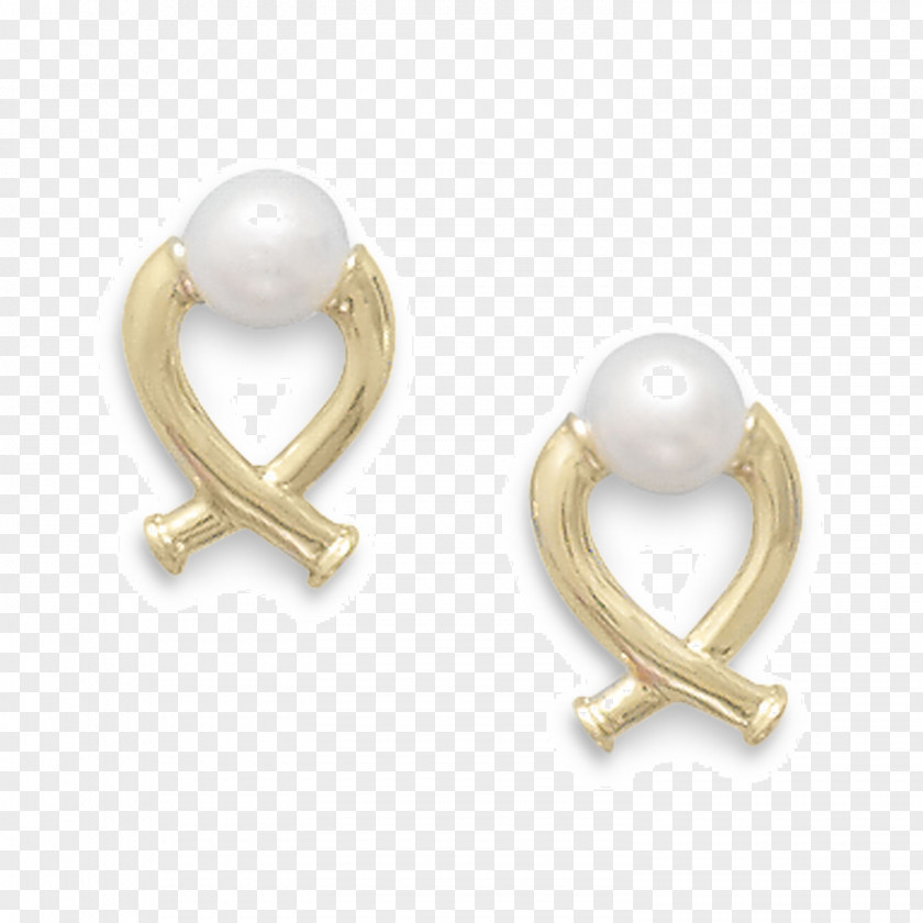Freshwater Pearl Mussel Earring Colored Gold Body Jewellery PNG