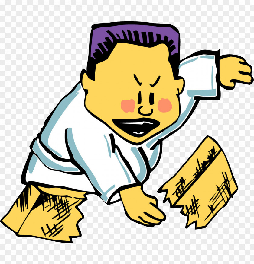 Karate Illustration Cartoon PNG