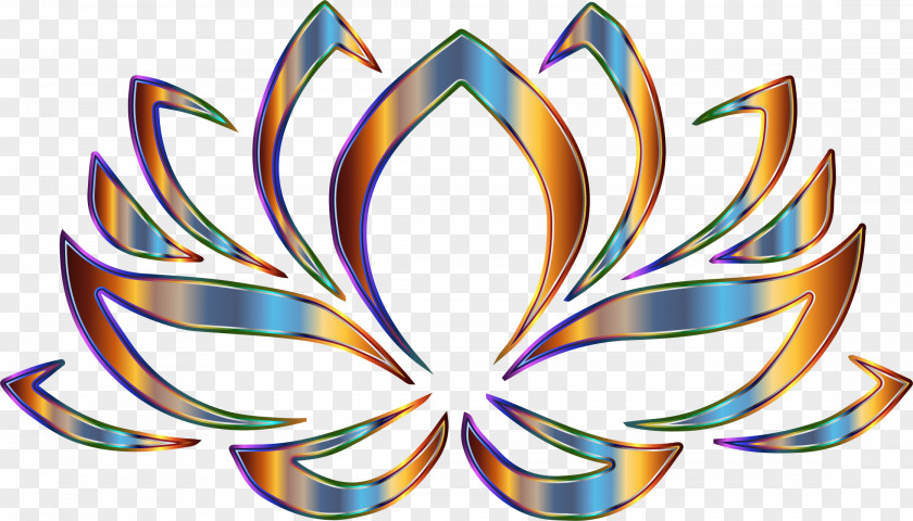 Lotus Nelumbo Nucifera Rainbow Clip Art PNG
