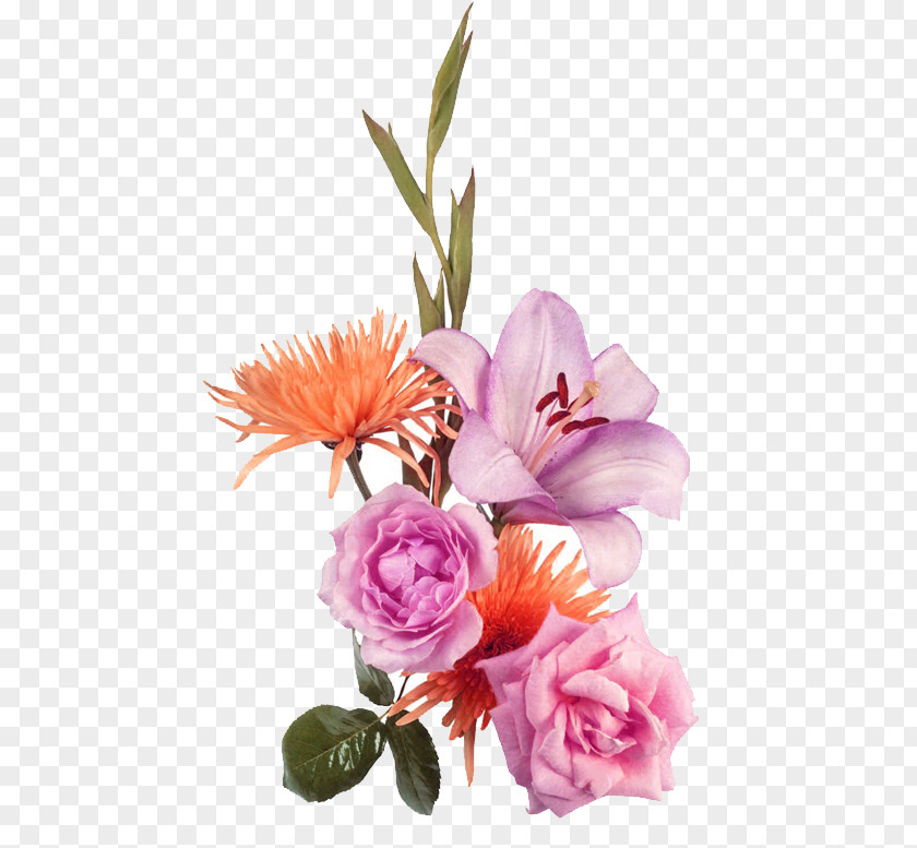 Nice Bouquet Flower Watercolor Painting Nosegay PNG
