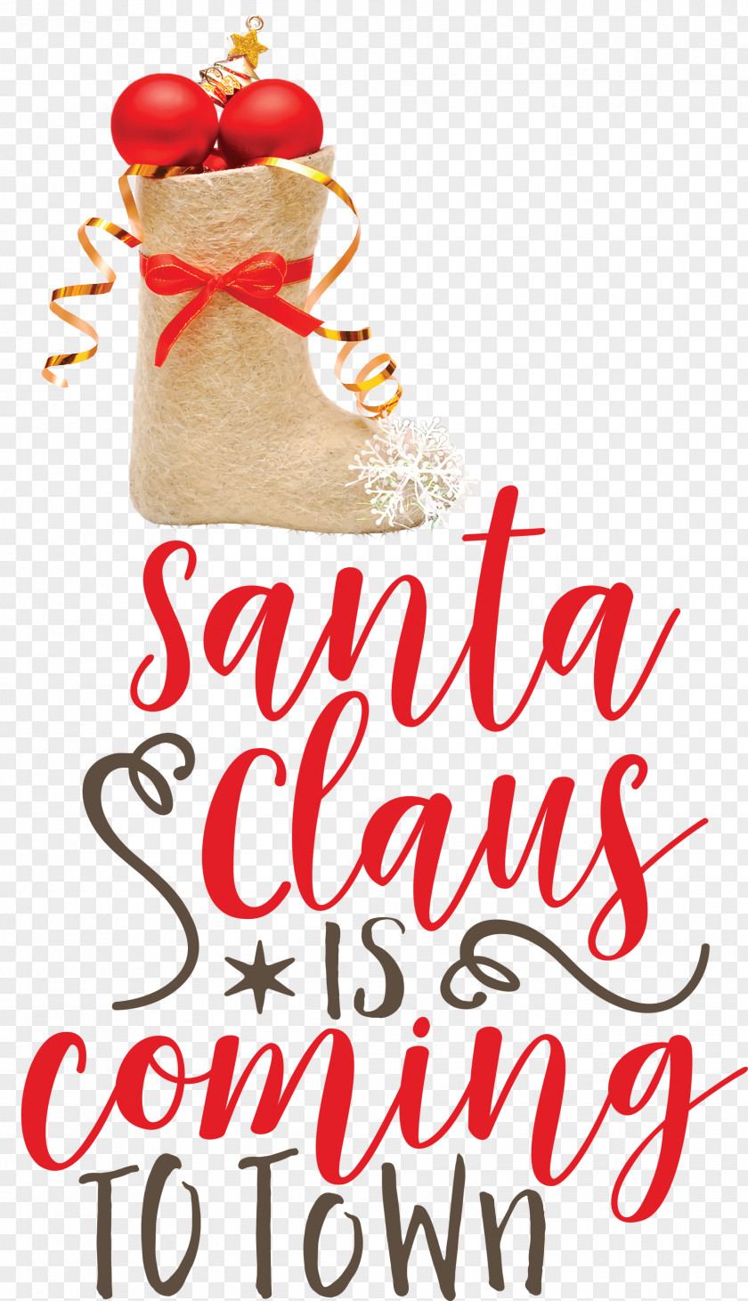 Santa Claus Is Coming Christmas PNG