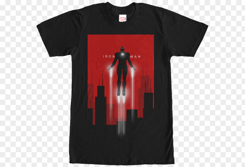 T-shirt Iron Man Captain America Hulk Vision PNG
