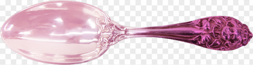 Purple Spoon PNG