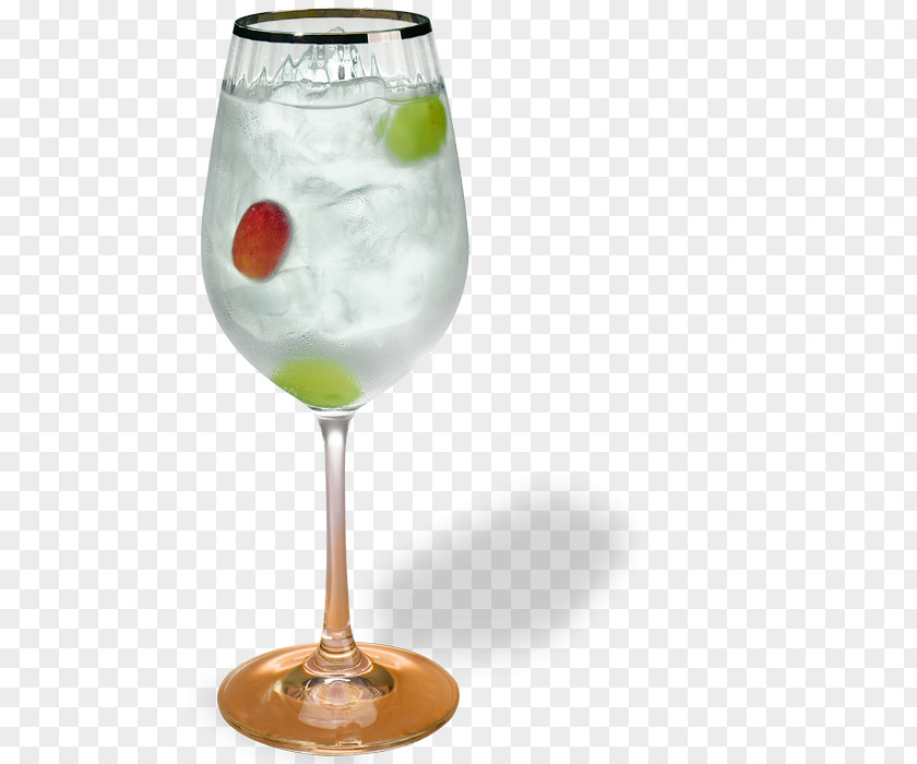 Cocktail Gin And Tonic Wine Glass Garnish PNG