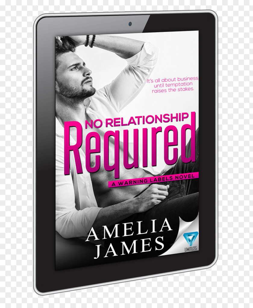 Kindle No Relationship Required Book Cover Romance Novel PNG
