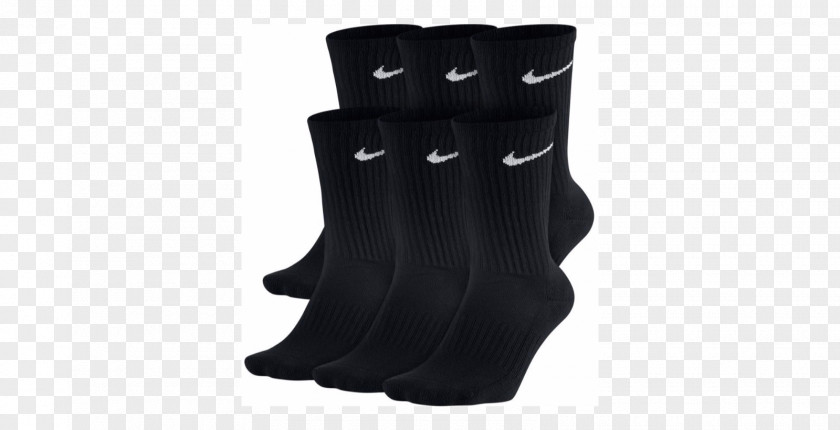 Sock Shoe Boot Black M PNG