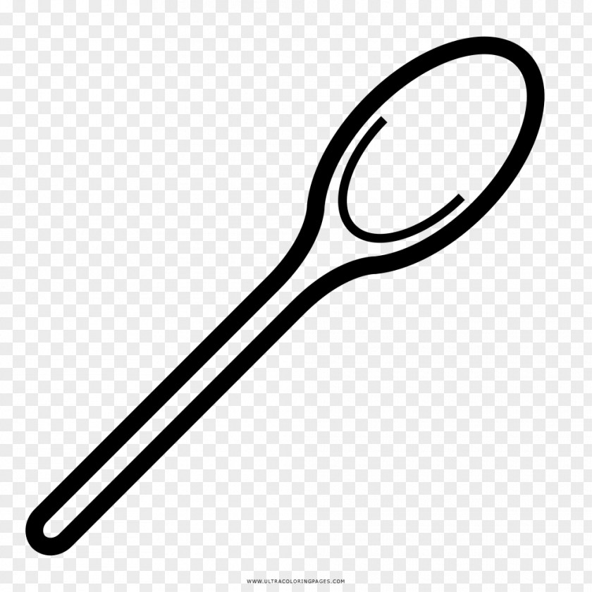 Spoon Coloring Book Drawing Ladle PNG