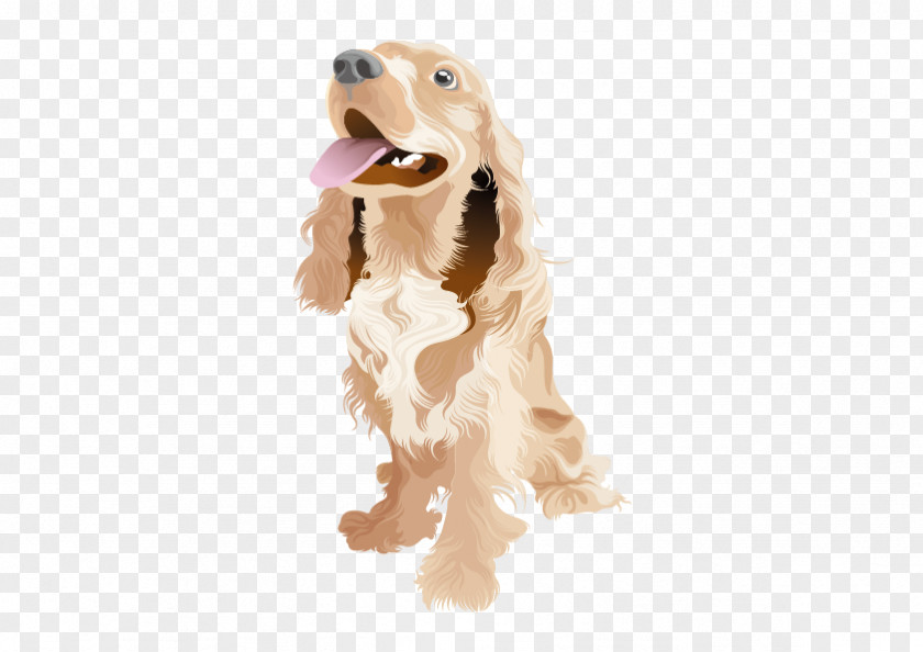 Vector Cartoon Golden Retriever Dog Cat Pet Adobe Illustrator PNG