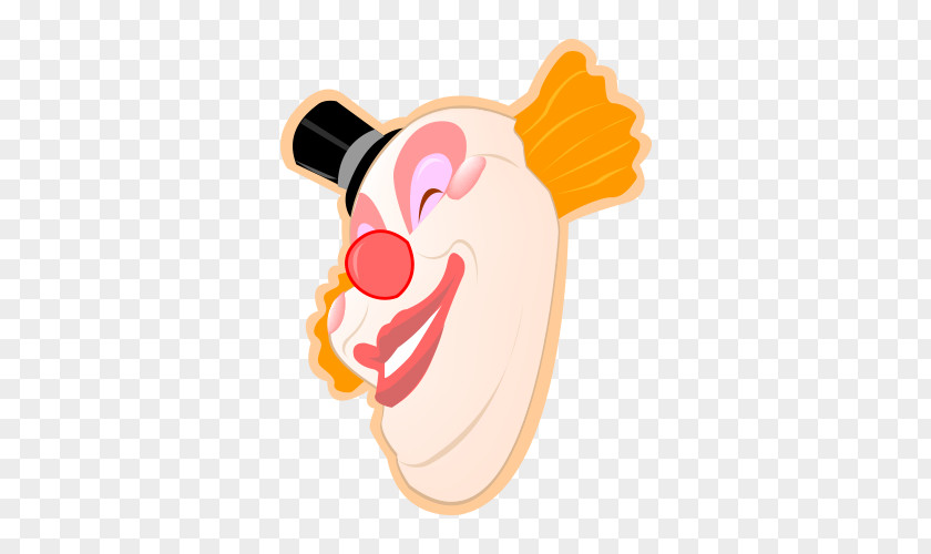 Vector Clown Mask Cartoon Illustration PNG