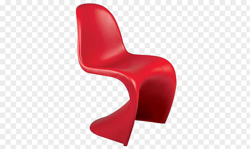 Creative Personality Red Armchair Child Panton Chair Egg PNG