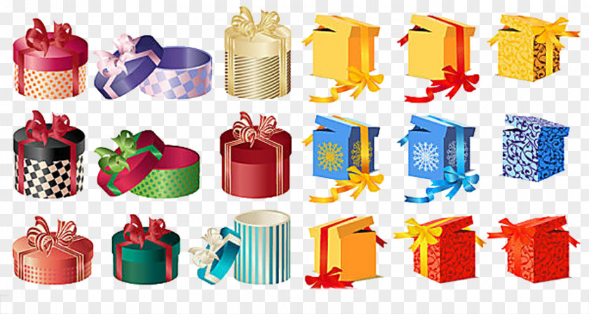 Mysterious Spree Gift Box Vector Material Clip Art PNG