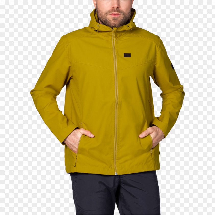 Jacket Raincoat Větrovka Polar Fleece Yellow PNG