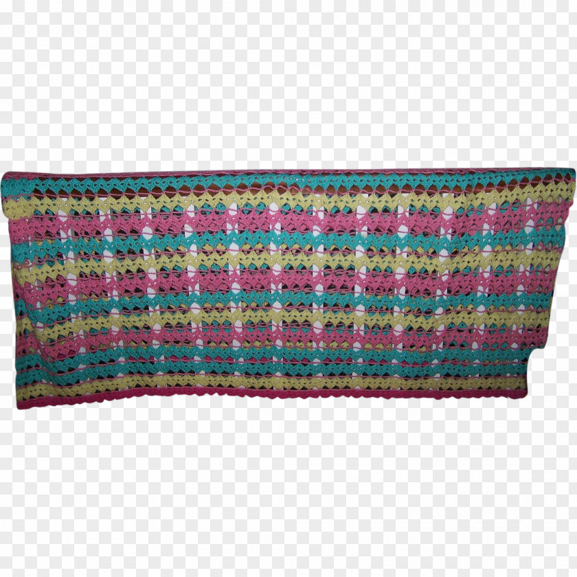 Blanket Turquoise Teal Rectangle Pattern PNG