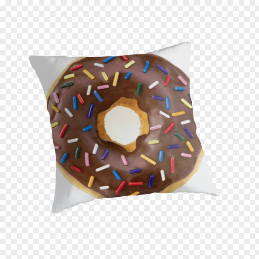 Chocolate Berliner Donuts Krapfen Pillow PNG