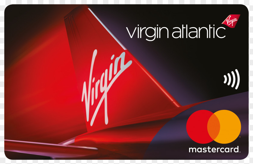 Credit Card Virgin Atlantic Black Mastercard PNG