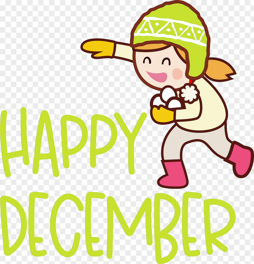 Happy December PNG