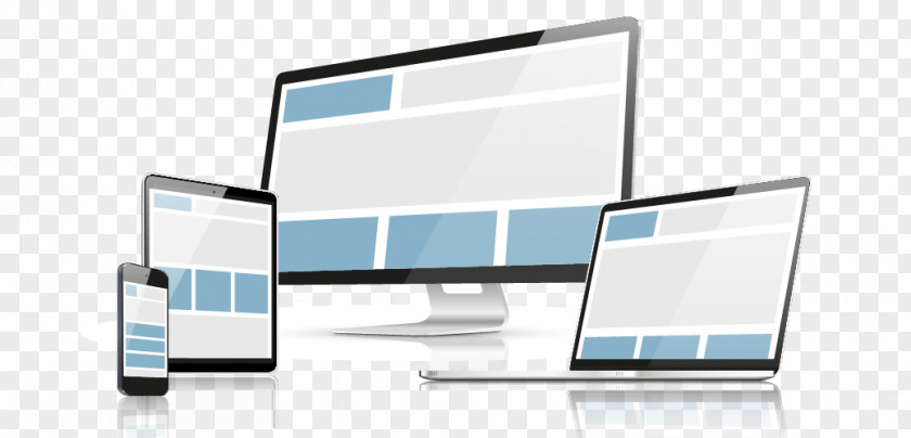 Laptop Responsive Web Design Development Tablet Computers Template PNG