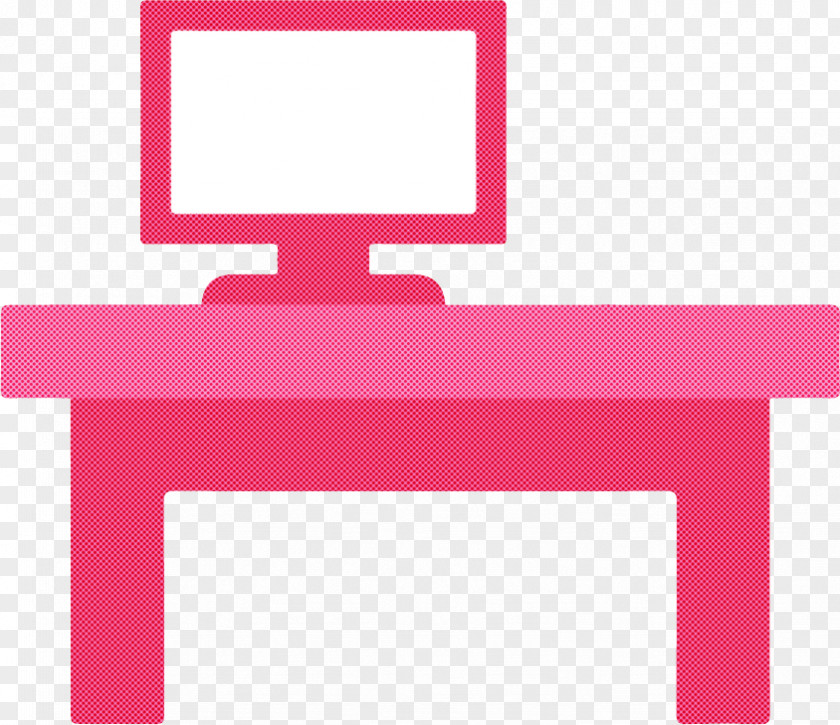 Table Desk Furniture Computer Cartoon PNG