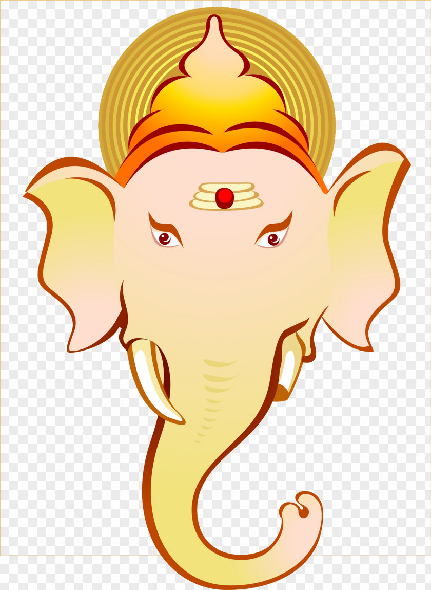 Vector Like The Head Of God Ganesha Clip Art PNG