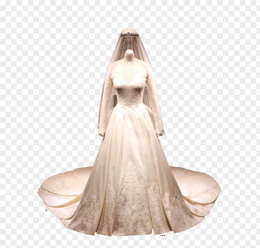 Wedding Dress Pattern Of Lady Diana Spencer Buckingham Palace Prince William And Catherine Middleton Kate PNG