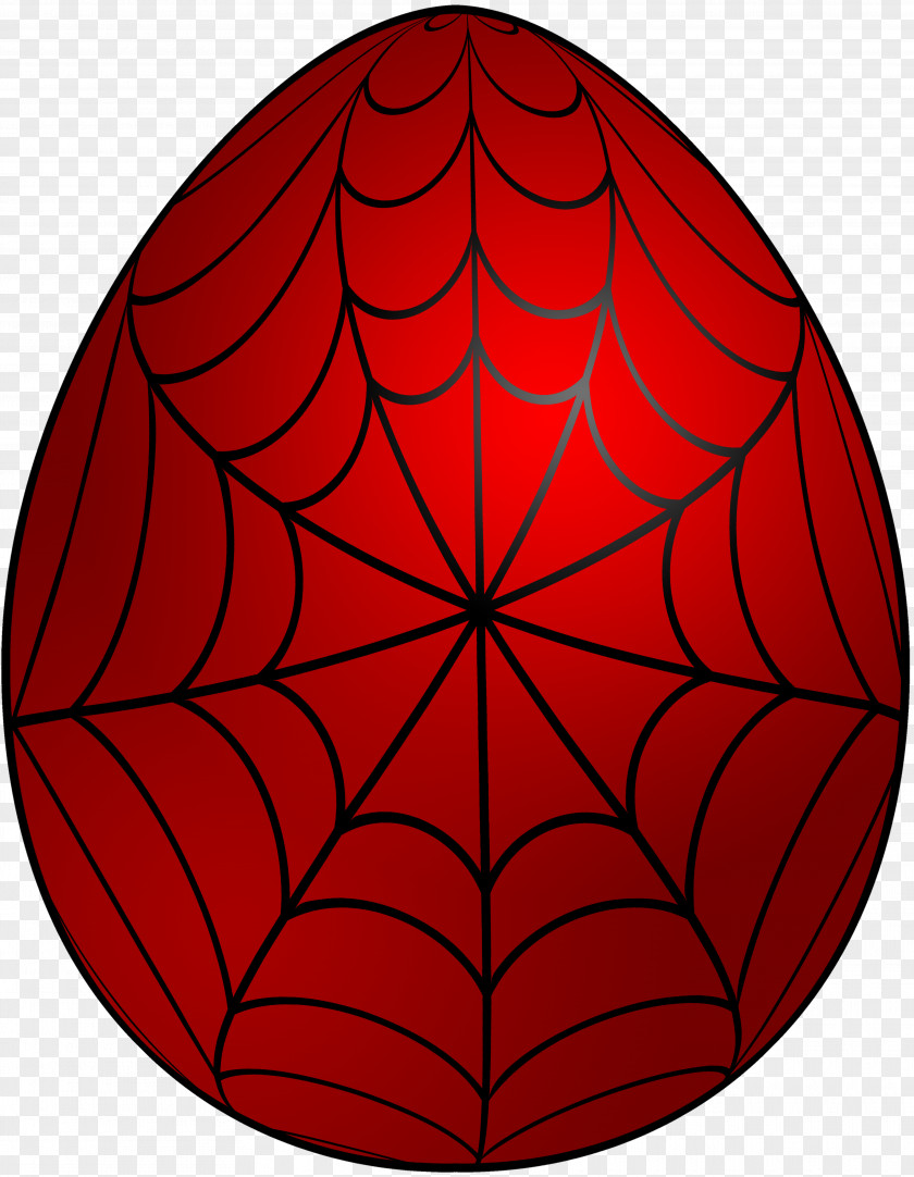 Pascoa Spider-Man Red Easter Egg Clip Art PNG
