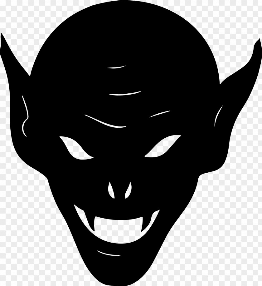 Silhouette Goblin Clip Art PNG