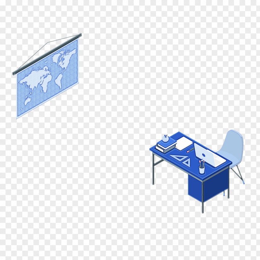 Table Desk Furniture Line Text PNG